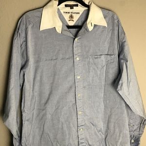 Men's Tommy Hilfiger Cotton Dress Shirt  Size 32-3